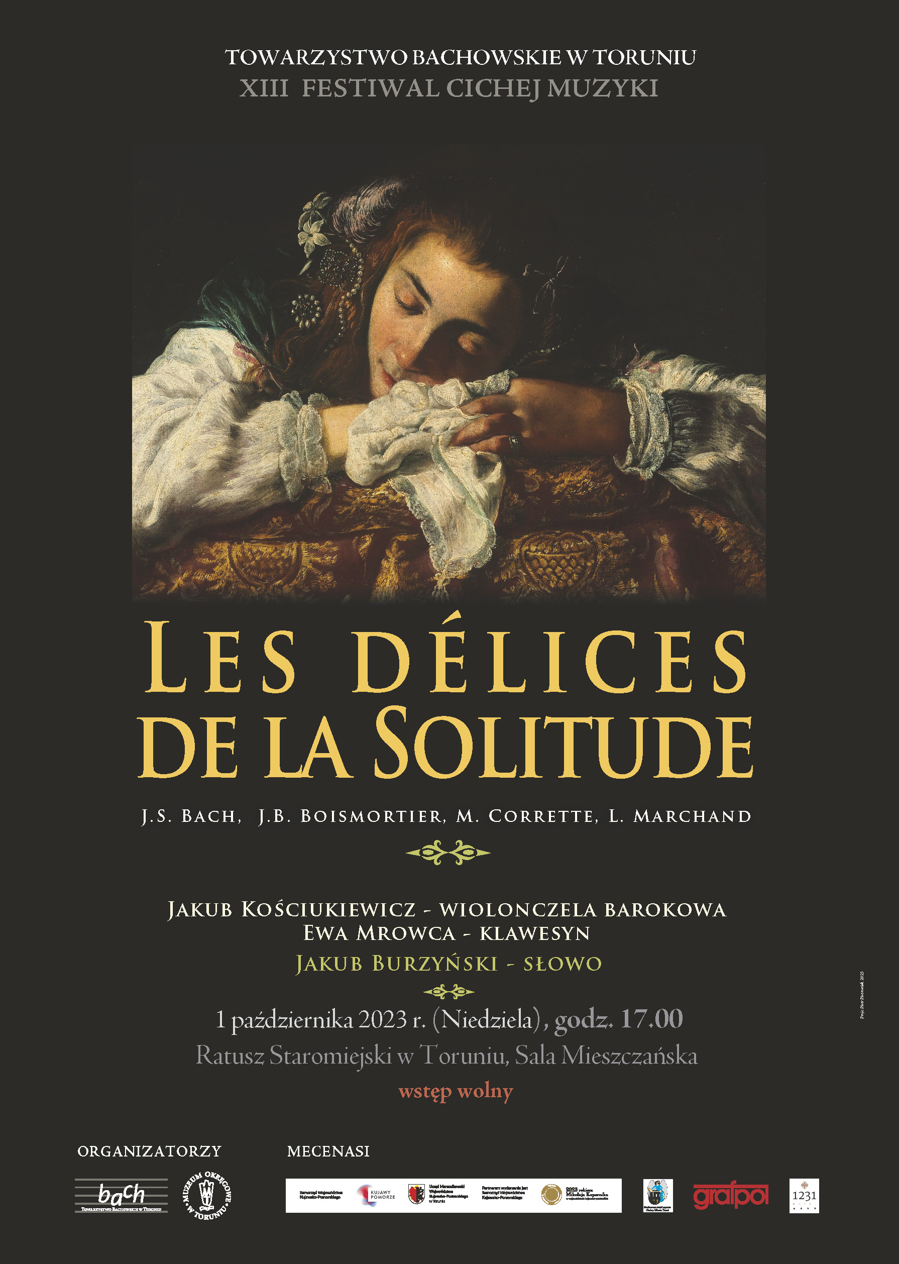 Koncert „Les délices de la Solitude” w ramach XIII Festiwalu Cichej Muzyki